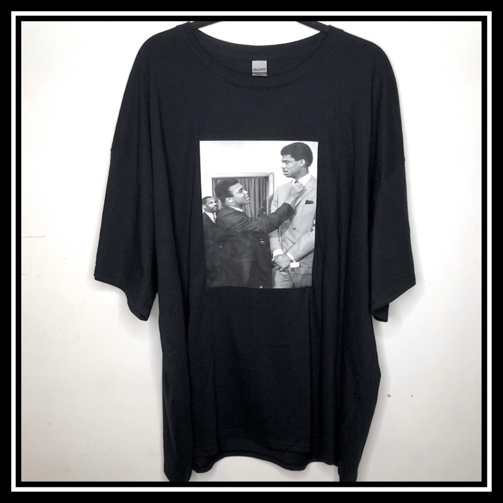 Muhammad Ali & Kareem Abdul Jabbar (Black Excellence) Men's T-shirt Size 3XL
